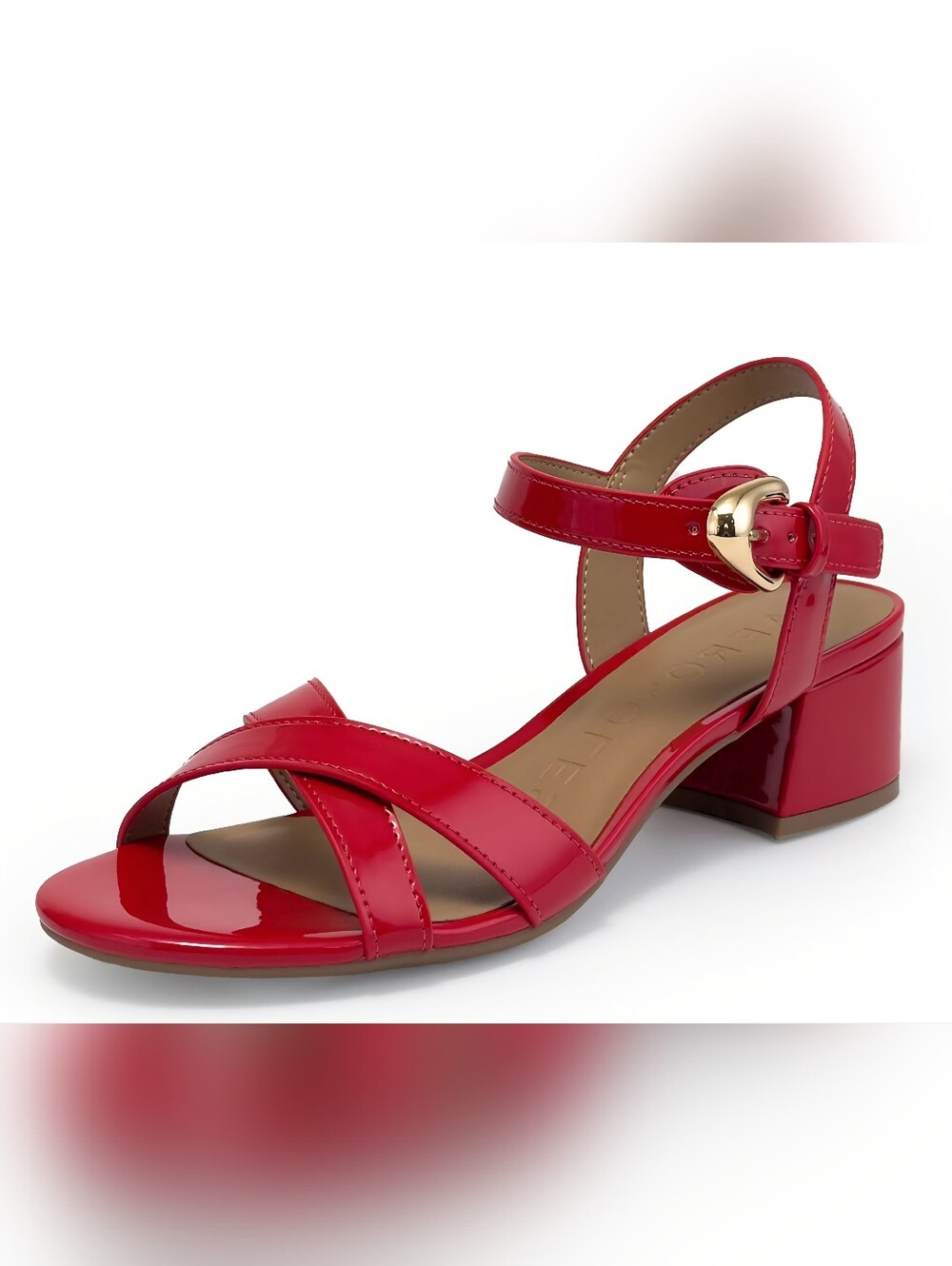Aerosoles Womens Cinzia Red Patent  Sandal. Size 9.5 . NWT